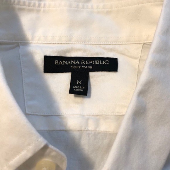 Banana republic white button down - Picture 2 of 4